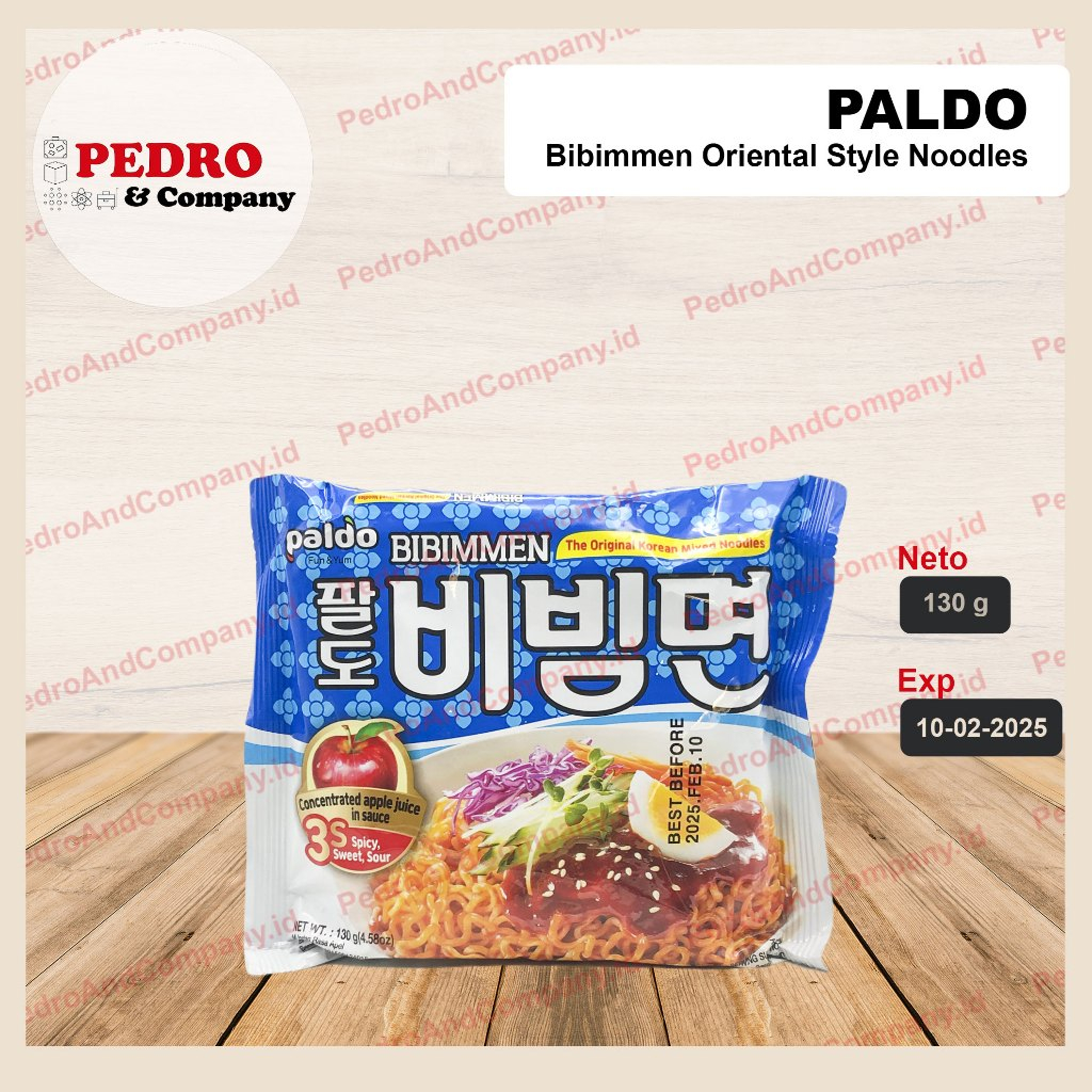 

Paldo bibim men oriental style noodle korea spicy taste 130 gram