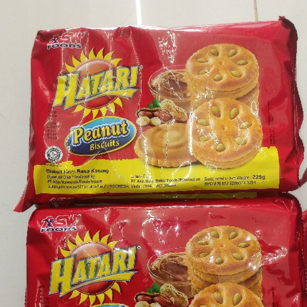 

TERMURAH 2 PICIS HATARI PEANUT BISCUITS 225 GRAM