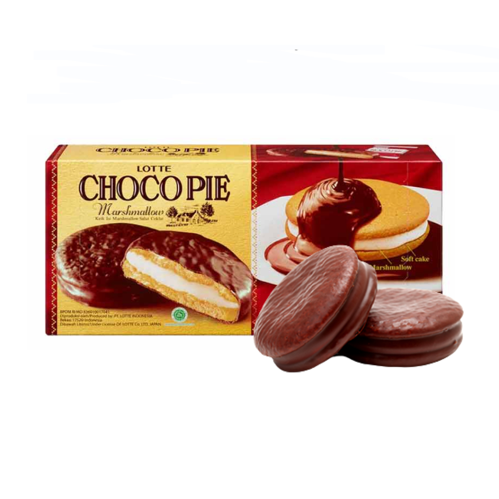 

Lotte ChocoPie 28gr Coklat (1kotak isi 12 pcs)