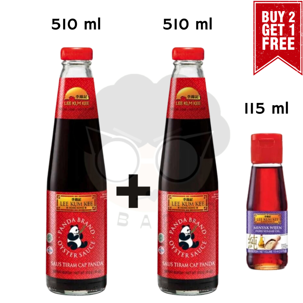 

Oyster Sauce Lee Kum Kee 510ml / Saus Tiram Cap Panda 510ml / Beli 2 Gratis 1