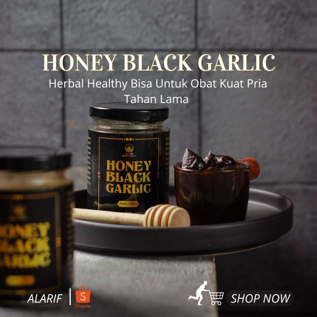 

Madu Bawang Hitam Tunggal Alarif Black Garlic