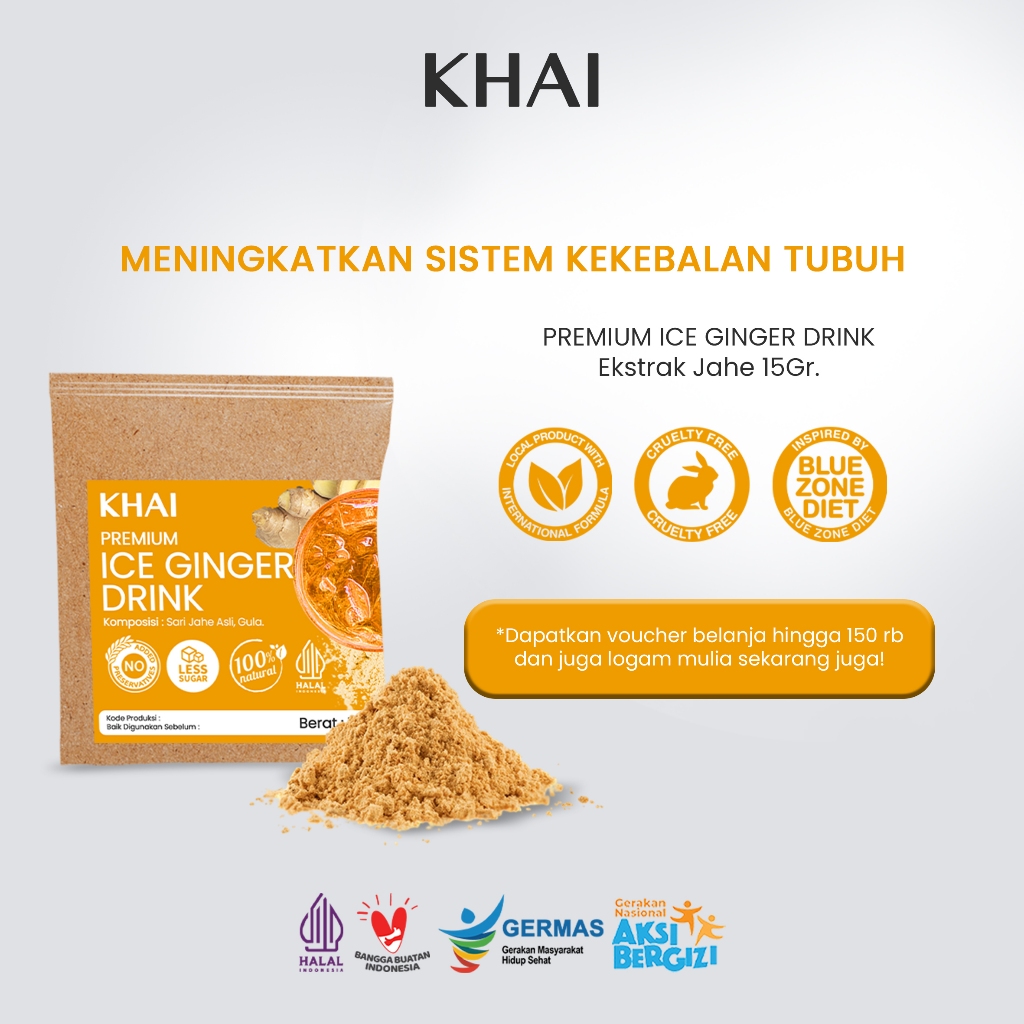 

PREMIUM ICE GINGER DRINK - 15Gram