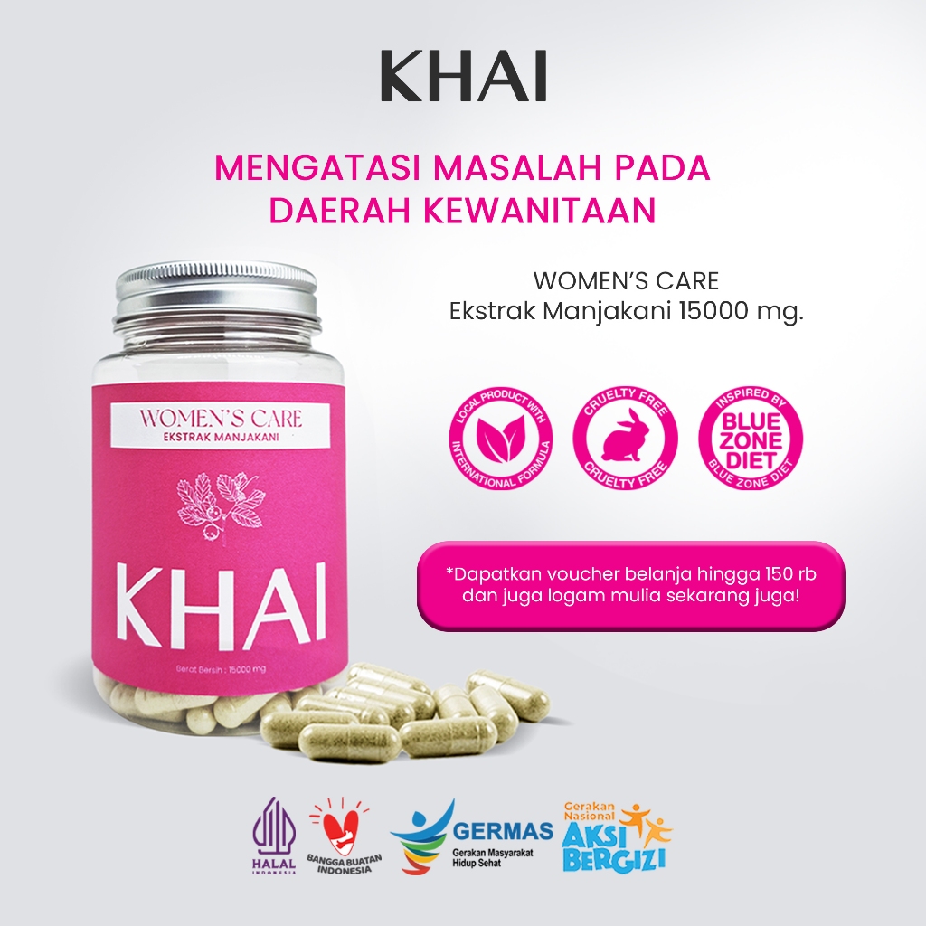 

KEPUTIHAN, SINGSET KESET MISS V, HAID - KHAI WOMENS CARE - EKSTRAK MANJAKANI