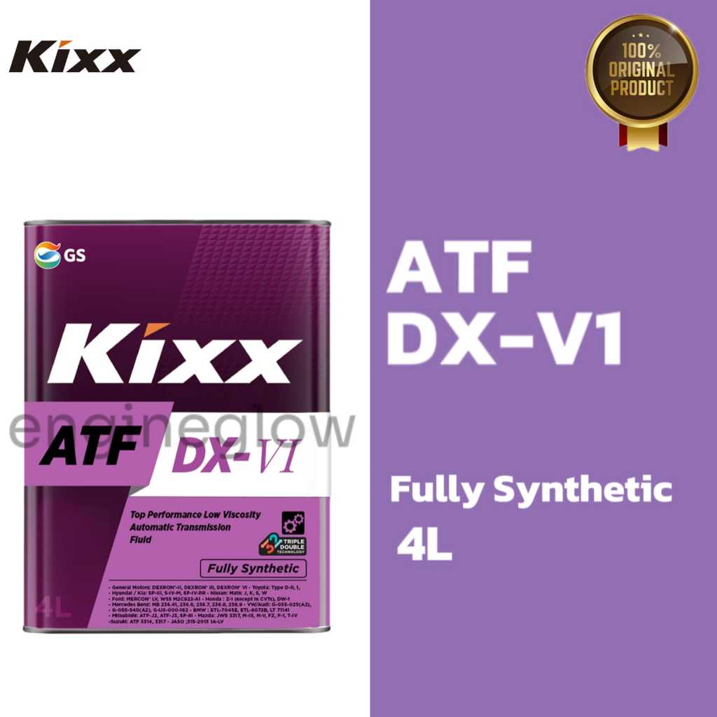 OLI KIXX ATF Automatic Transmission Fluid 100% Synthetic Dexron-VI 4L