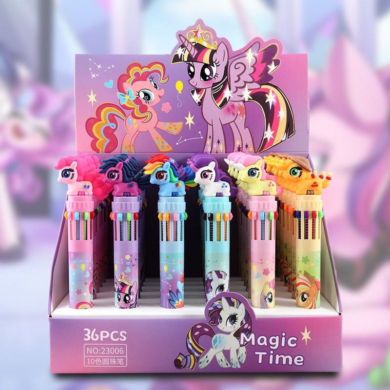 

{My Little Pony} Pen Gel Akrilik 10 Warna Karakter My Little Pony No. 23006