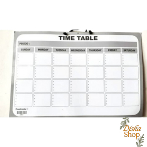 

Whiteboard Kertas / Papan Tulis Jadwal Lipat