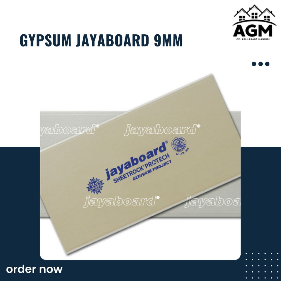 gypsum jayaboard 9mm gipsum board bukan aplus dan jasa pemasangan material gypsum