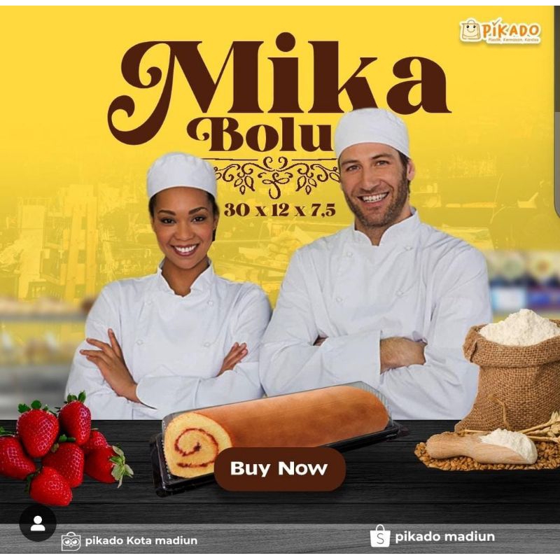 Mika Bolu Gulung/ Mika Bolu/ Mika Roti/ Mika Hantaran/ Mika Cake/ Mika Panjang