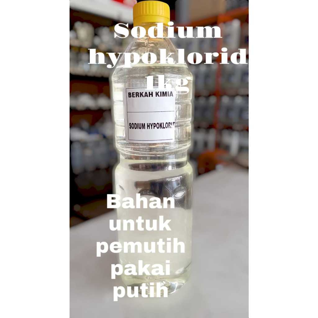 Kaporit Cair / Sodium Hipoklorit / Sodium Hypochlorite / Natrium Hypoclorid 12% - 1 kg