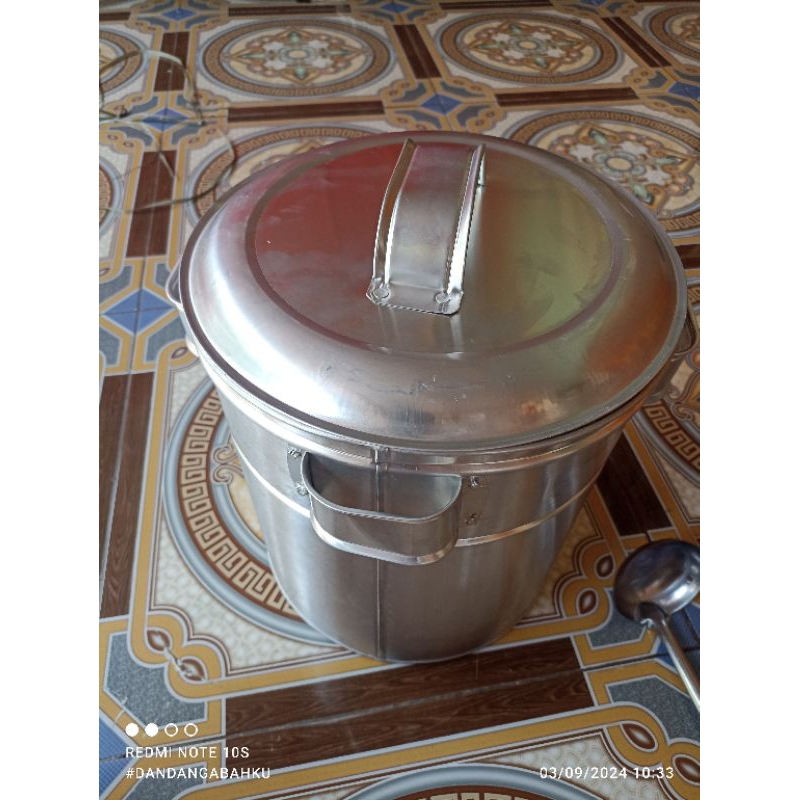 Dandang bakso Aluminium sekat ukuran 26