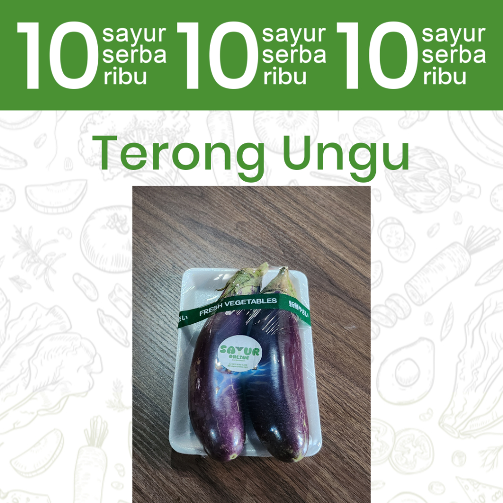 

Terong / terong pack / sayur terong ungu (berat 600 gram)