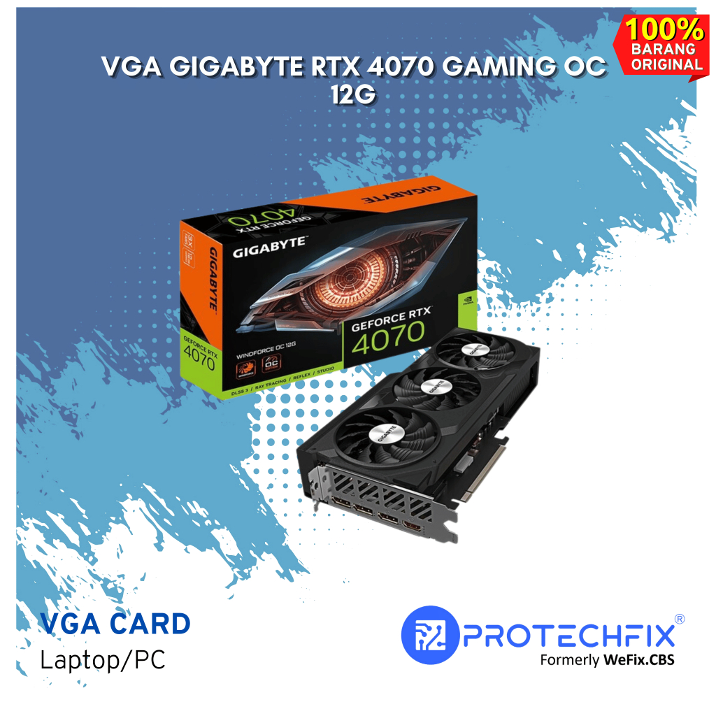 VGA GIGABYTE RTX 4070 GAMING OC 12G
