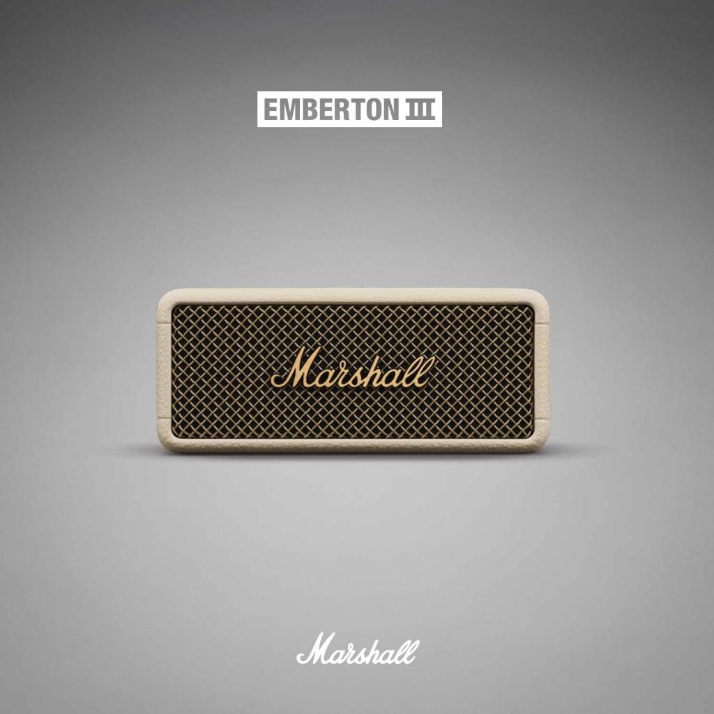 Marshall Emberton III Portable Speaker - Cream