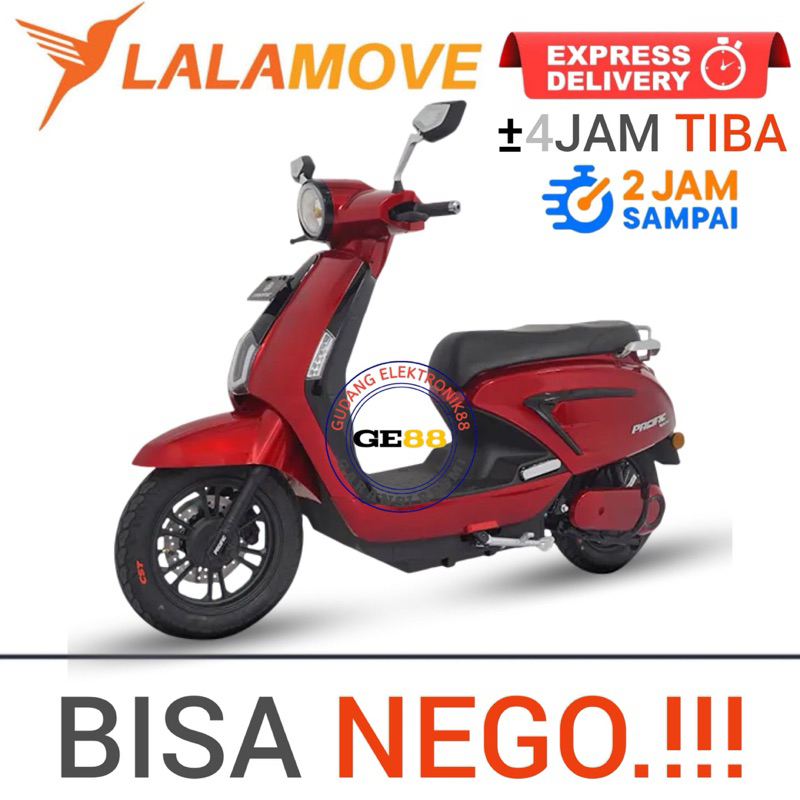 Motor vespa E-Bike Pasific Virgo 1.2LB Sepeda Listrik, Motor Listrik Pasific vesmet Promo Sepeda Lis
