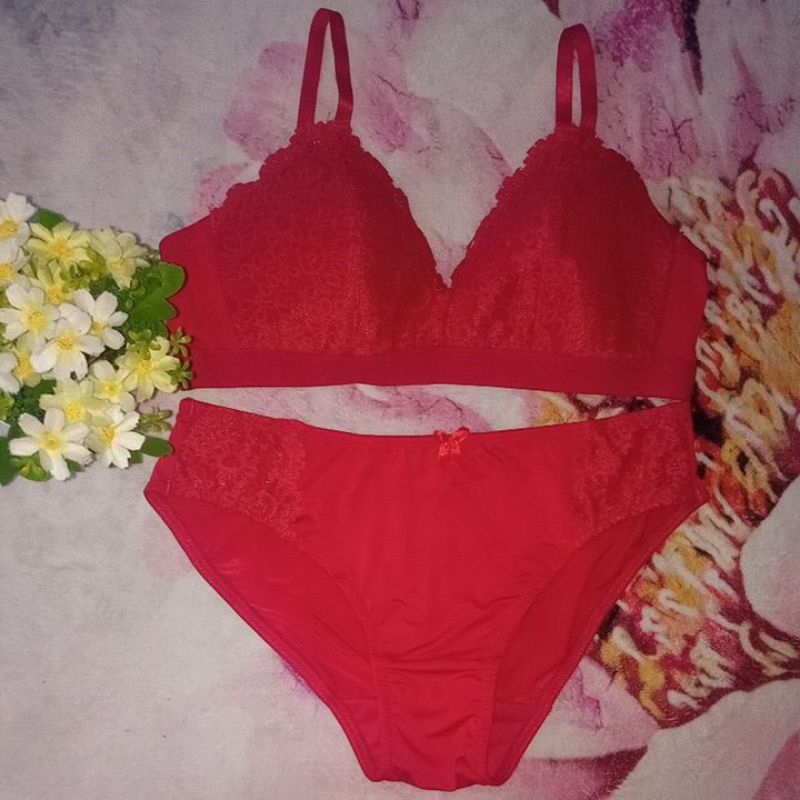 bra set celana dalam St Yves tanpa kawatsoze 38 panty XL