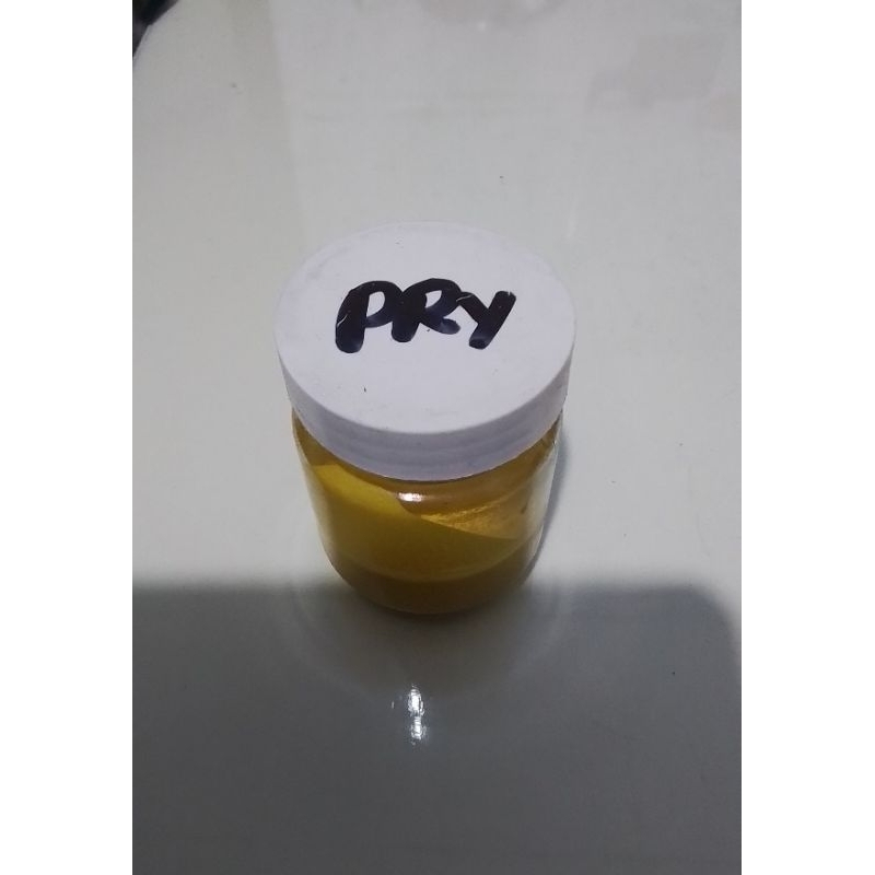 pigmen oil base warna kuning muda / kuning kenari 1/2 ons