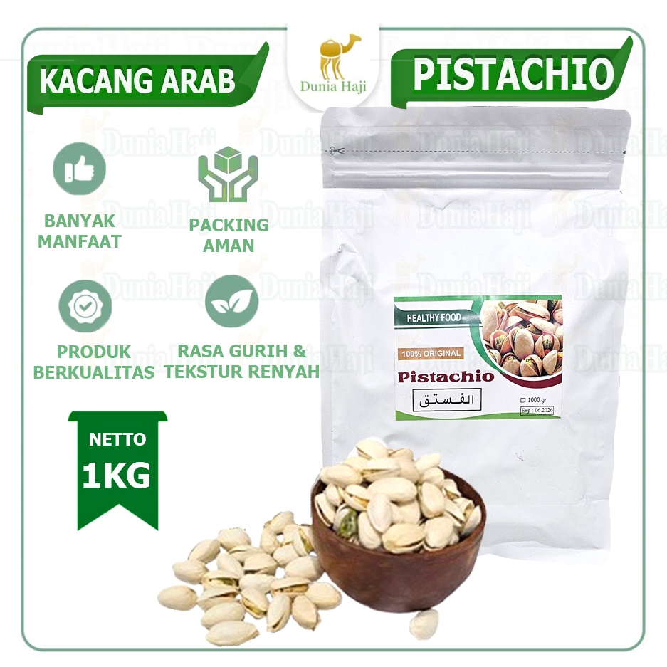 

PISTACHIOS / Kacang Pistachio Arab Fustuk Murahh/ Oleh Oleh Haji dan Umroh