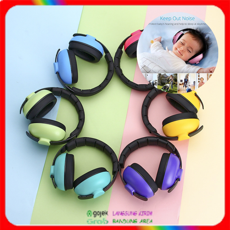 Baby Earmuff Noise Reduction Baby Peredam Suara Pesawat Penutup Telinga Bayi Pelindung Telinga Bayi