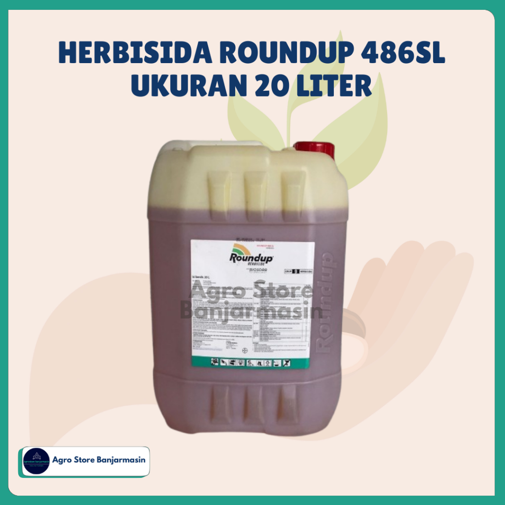 Herbisida Roundup 486SL kemasan 20 Liter