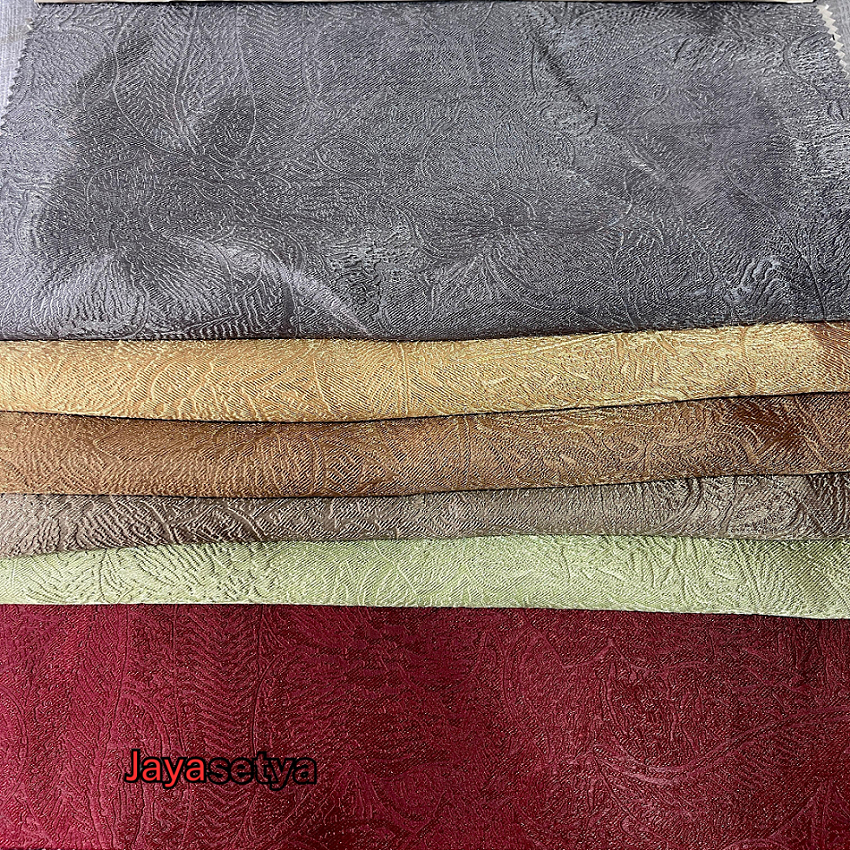 Kain gorden blackout polos gilap/ bahan gorden kain luxio