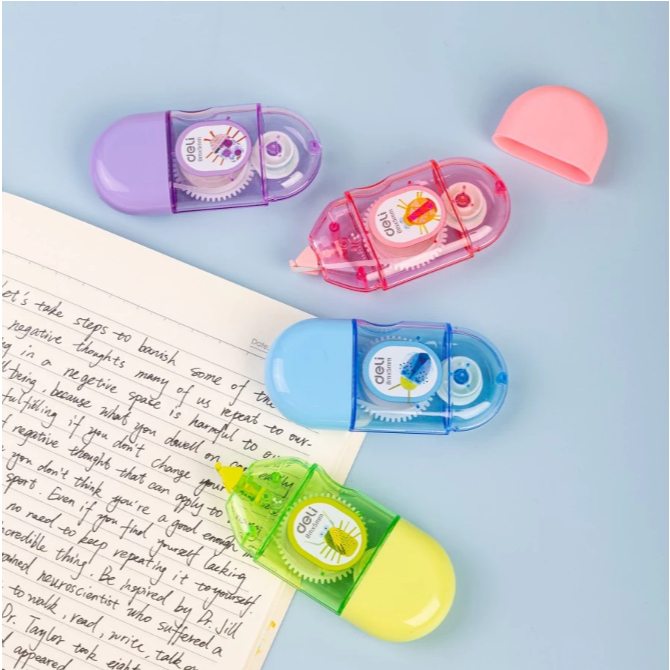 

(BOBOMART) Deli Correction Tape Tipe-X Kertas Murah