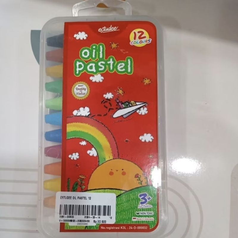 

Oil Pastel Estudee 12 Warna Premium Crayon