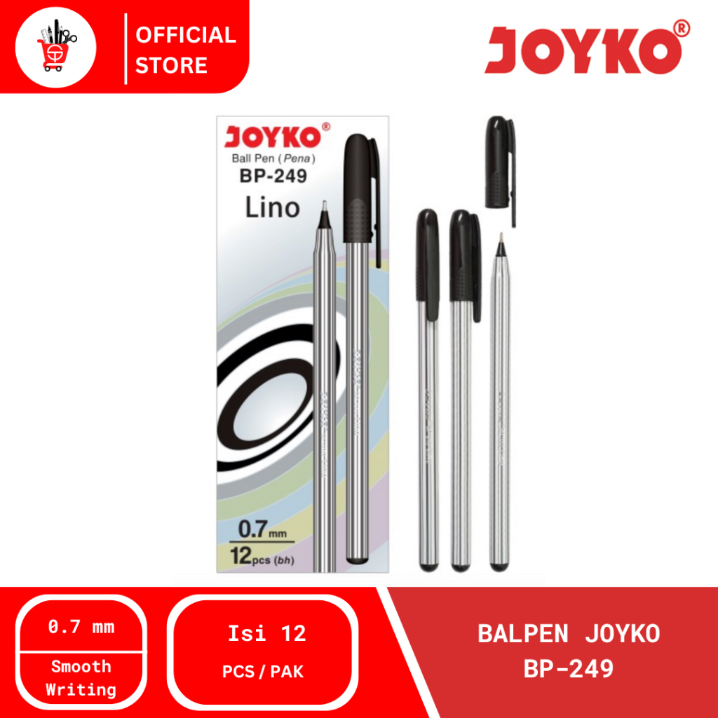 

Ballpoint | Pulpen | Balpen Joyko BP-249 LINO (12 PCS)