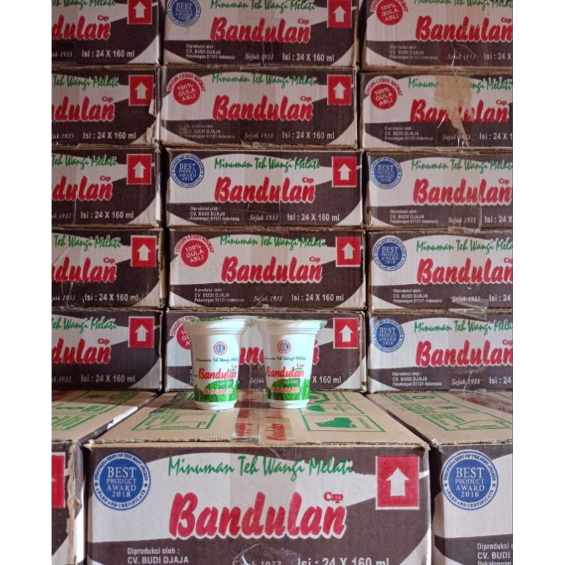 

Teh Bandulan Teh melati cup 160 ml 1 dus isi 24 pcs