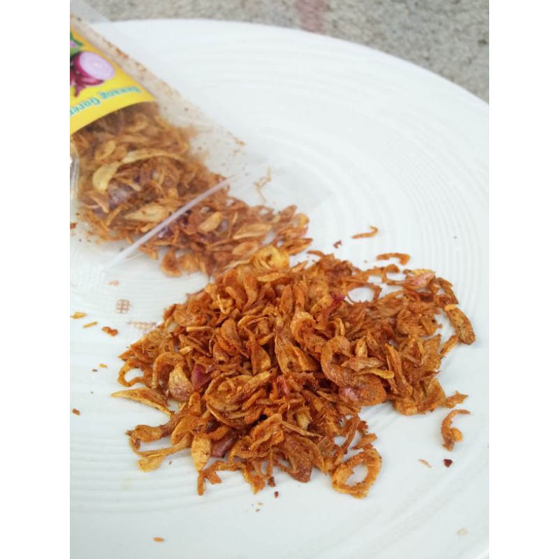 

BAWANG MERAH GORENG PEDAS / BRAMBANG GORENG PEDAS ASLI