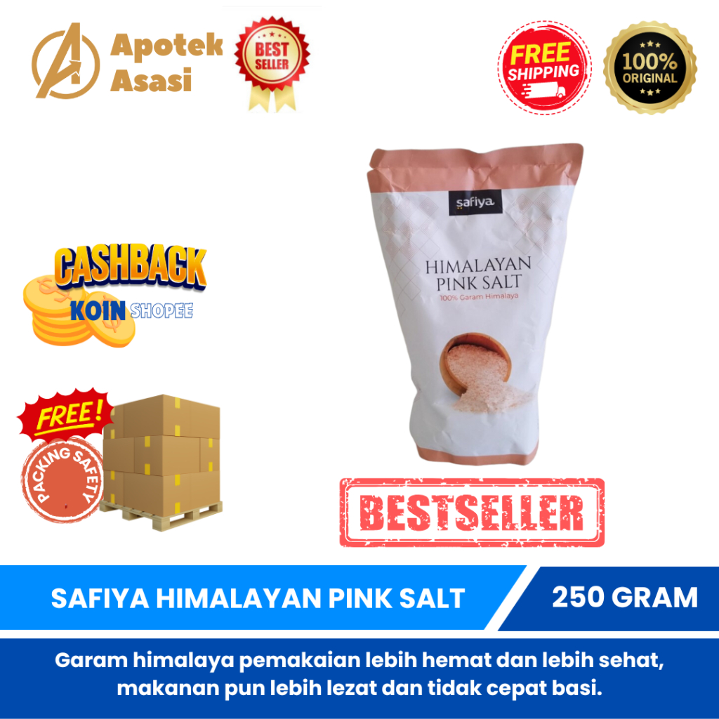 

safiya himalayan pink salt 250 gram