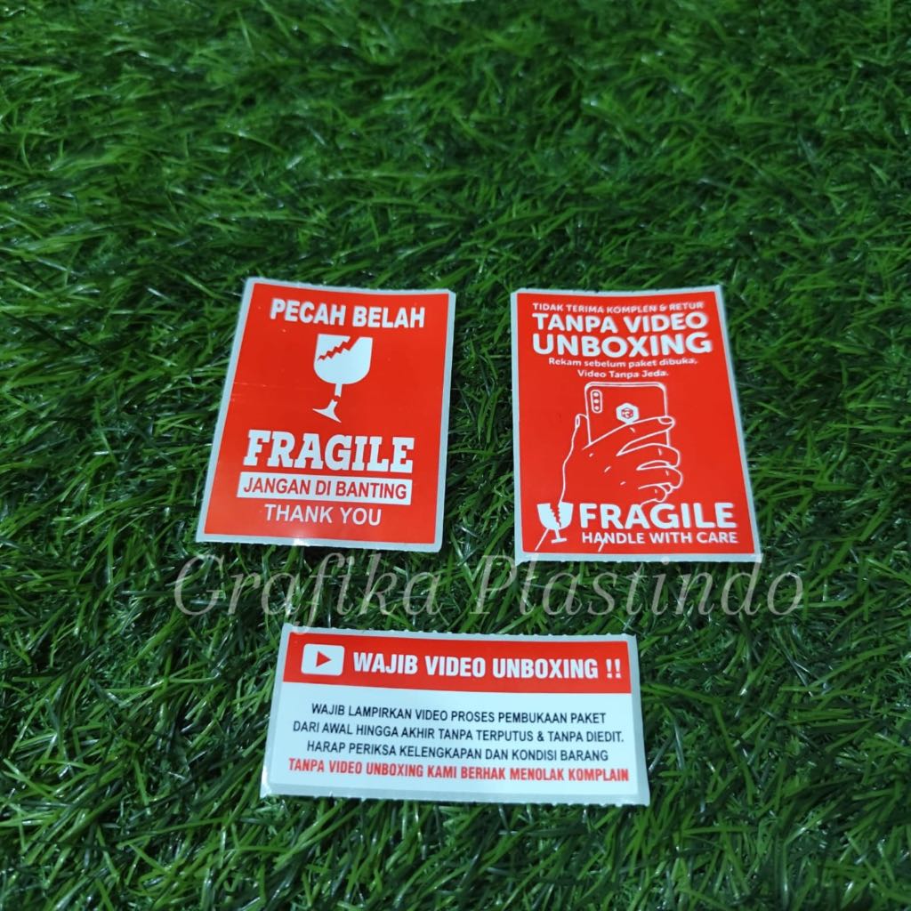 

Stiker Fragile / Sticker Unboxing / Sticker Wajib Video Unboxing
