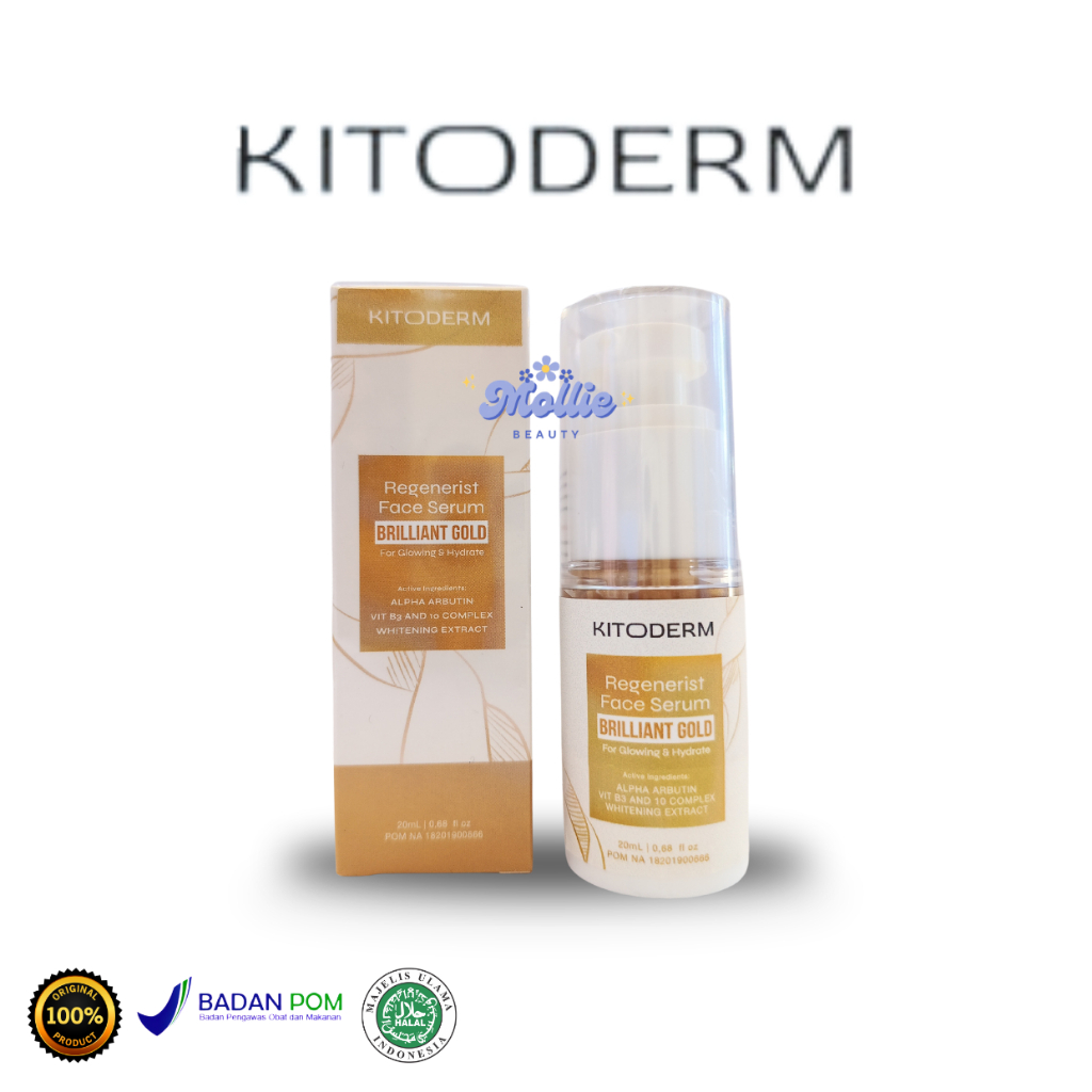 Molliebeauty | Kitoderm Regenerist Face Serum Brilliant Gold 20ml
