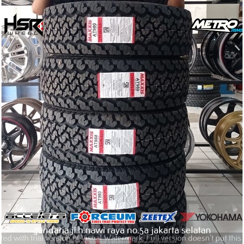 BAN MOBIL TUBLES SEMI OFF ROAD UKURAN 265 70 R17 RING 17 MERK MAXXIS A/T 980-JAKARTA SELATAN