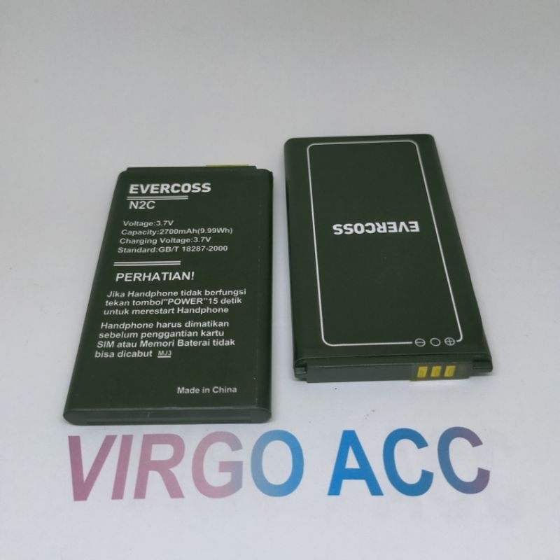 Baterai Batre Battery Evercoss N2C N 2C Evercross Original Battery Hp
