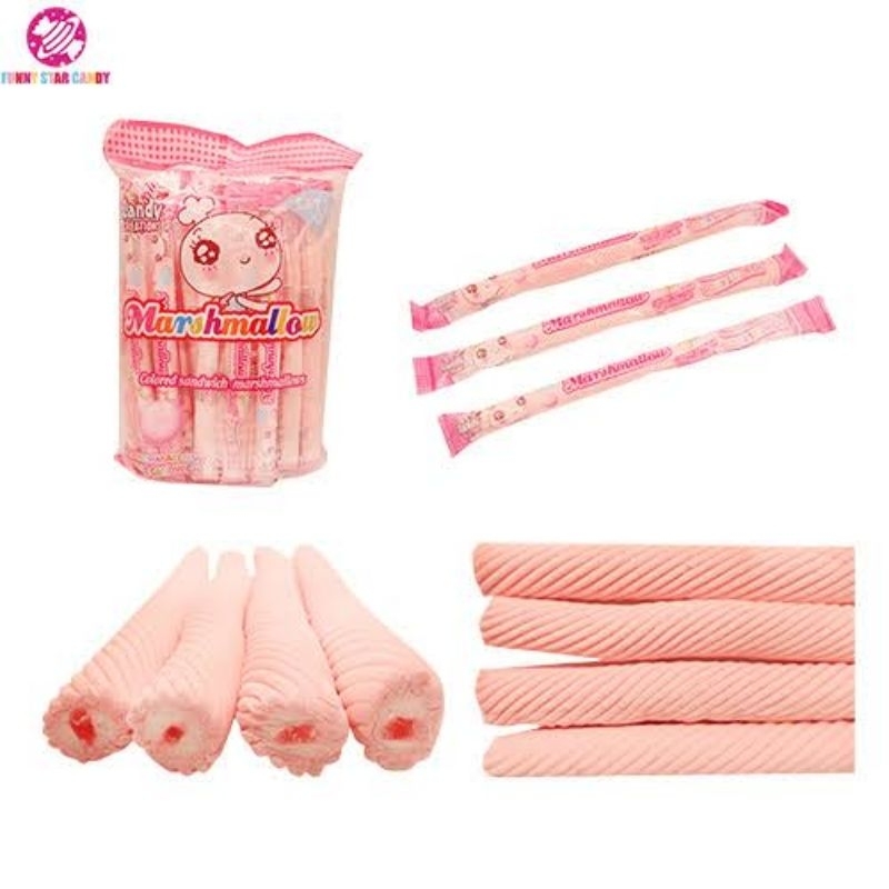 

marshmallow ulir panjang aneka rasa candy creations