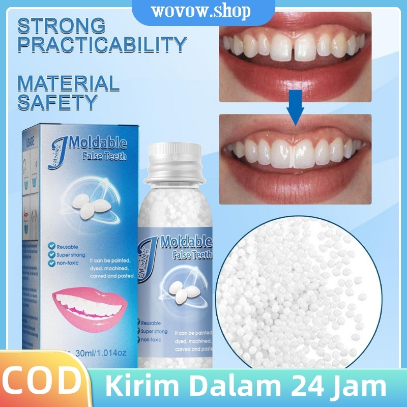Gigi Palsu Temptooth Original Penambal Gigi Berlubang Gigi palsu Asli Dokter permanen Tambalan gigi 