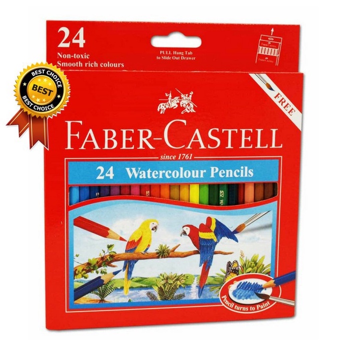 

Pensil Warna FaberCastell 24 Watercolour Pencils