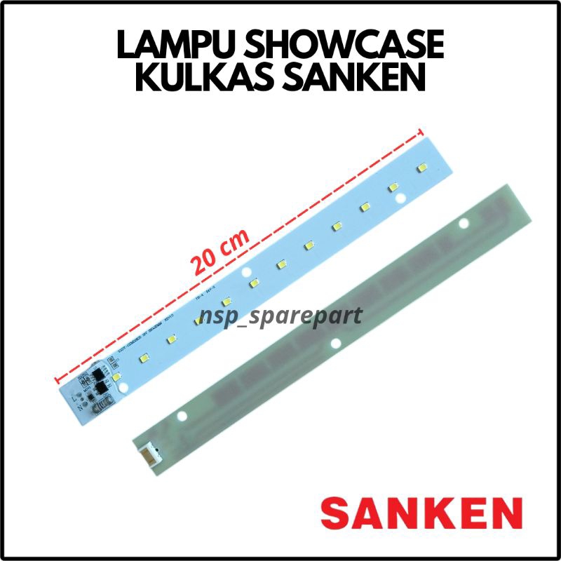 LAMPU SHOWCASE KULKAS SANKEN POLYTRON PNP ORIGINAL 220V