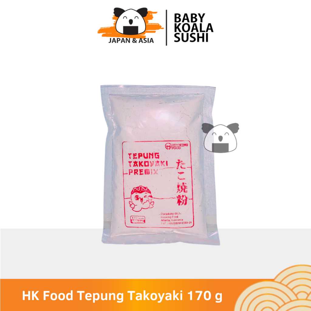 

HIROKING FOOD Tepung Takoyaki Premix 170 g Halal