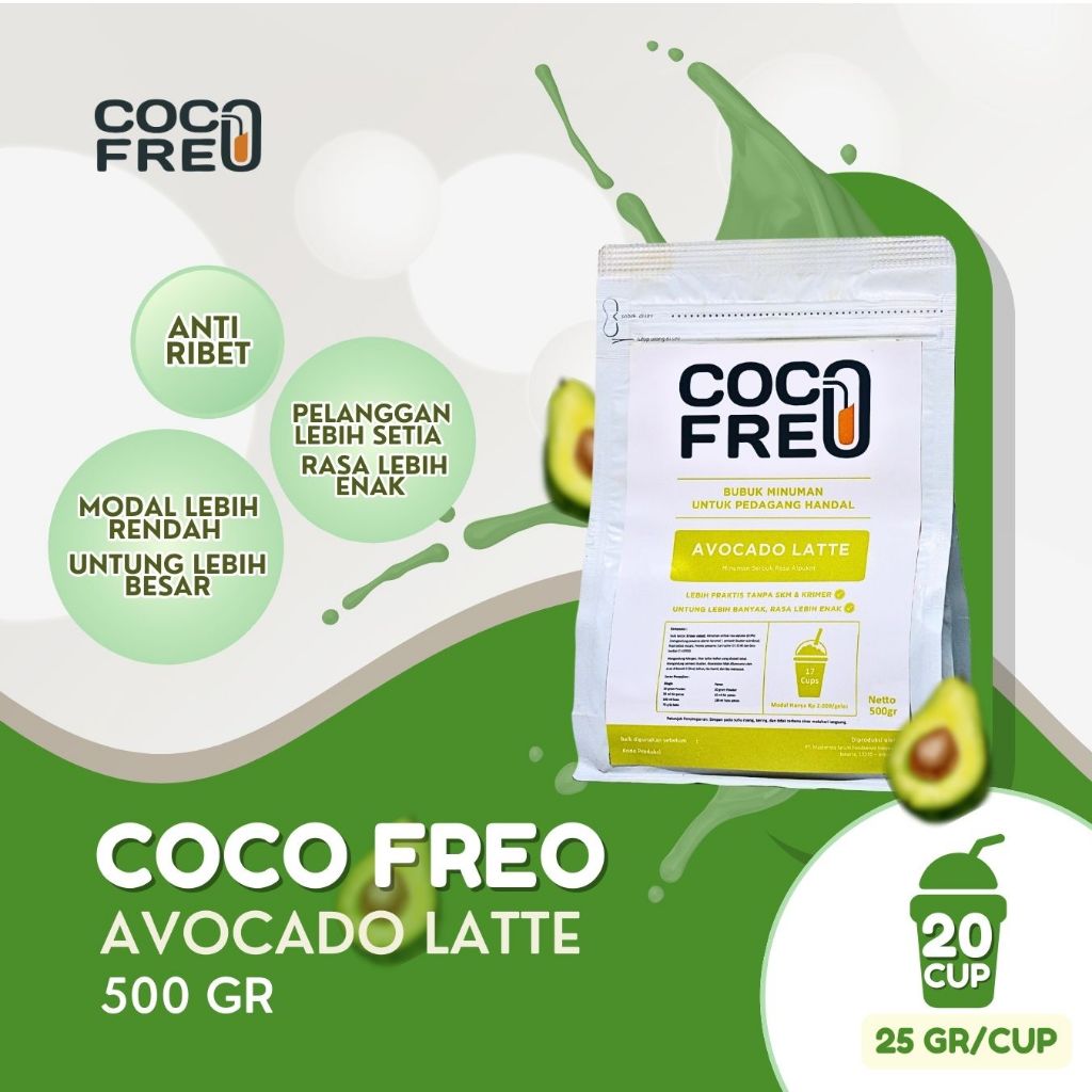 

Bubuk Minuman Avocado Latte - Cocofreo