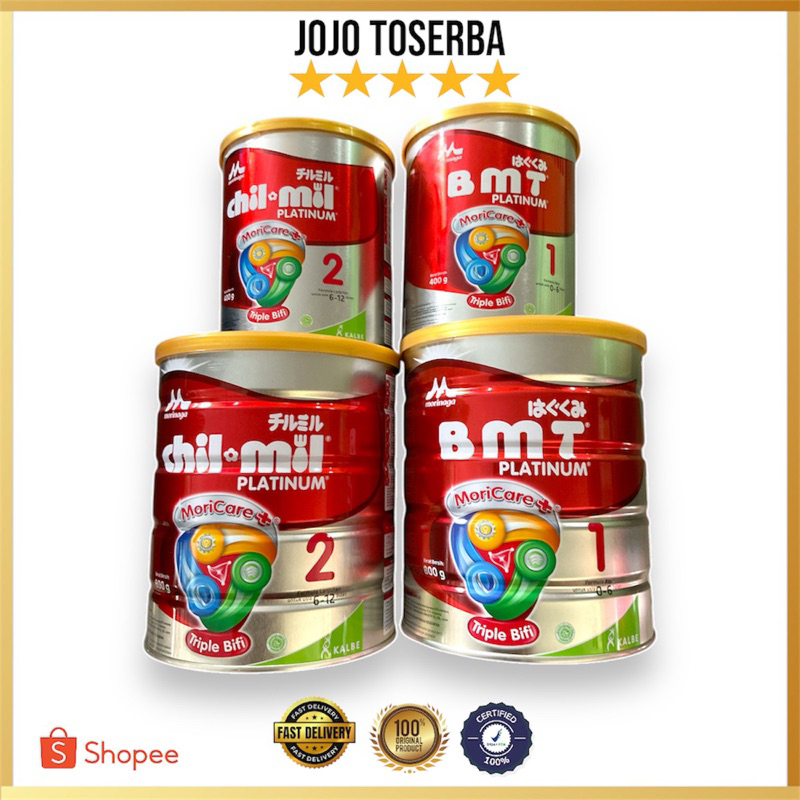 MORINAGA PLATINUM BMT(0-6 bulan)CHIL-MIL(6-12 bulan)