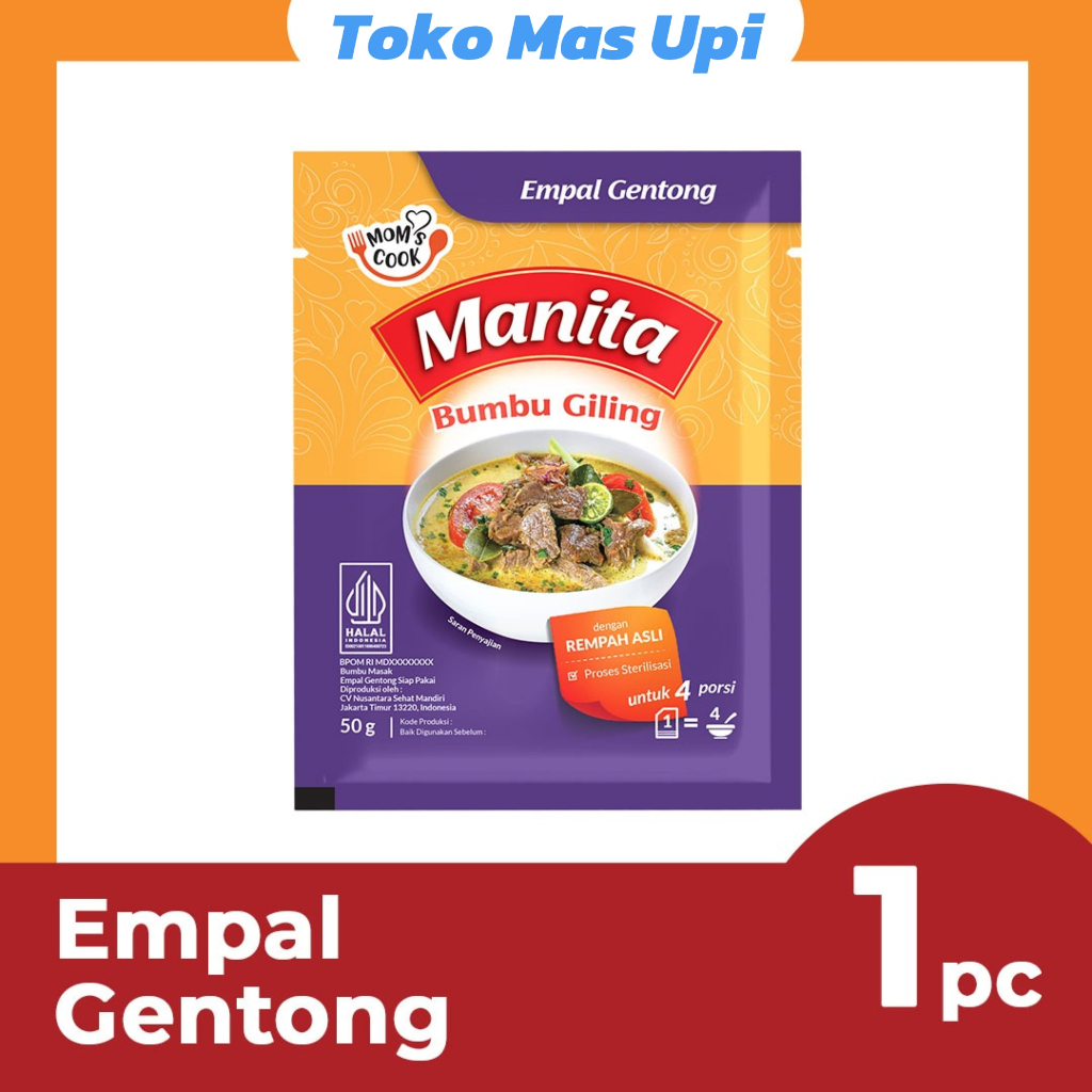 

MANITA Bumbu Giling Empal Gentong