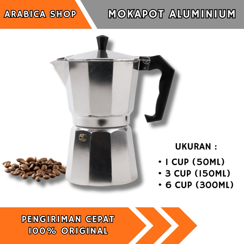 ALAT KOPI (MOKAPOT ALUMINIUM)