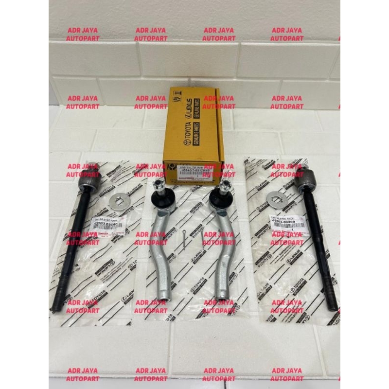 Paket Hemat Tie Rod End + Long Tie Rod Vios Gen 1 Vios Lama 4pcs Original