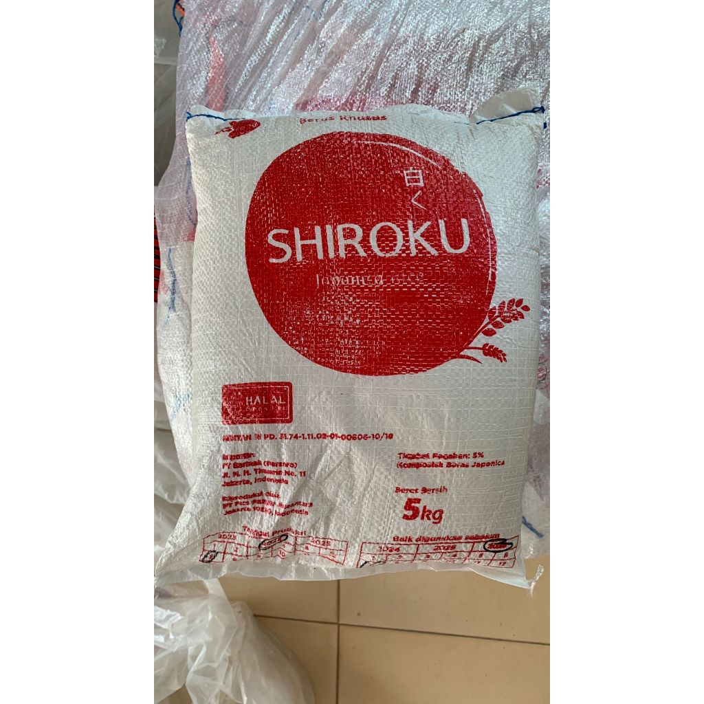 

Beras Jepang Japonica Shiroku 5kg Sushi Bento Mpasi
