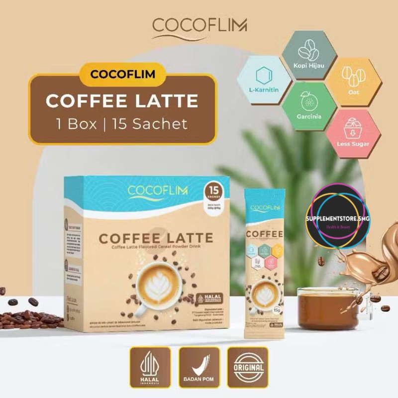 

[Bisa Gosend] 1 BOX COCOFLIM Slimming Coffee Latte Kopi Diet With Garnicia & L-Karnitin | Makin sering NGOPI, Makin cepat SLIM