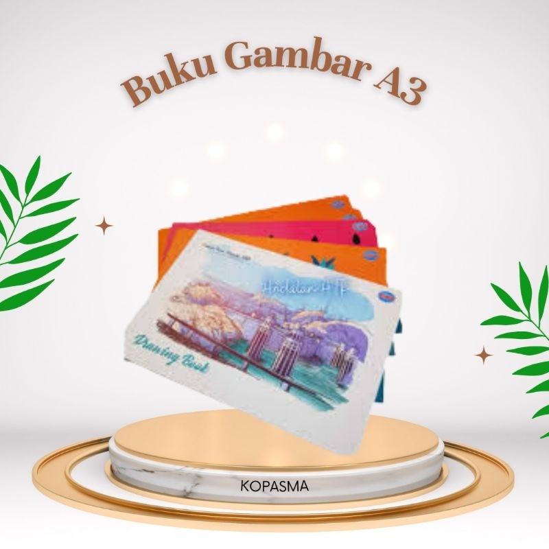 

(KOPASMA) Buku Gambar / Sketsa A3 10 lembar