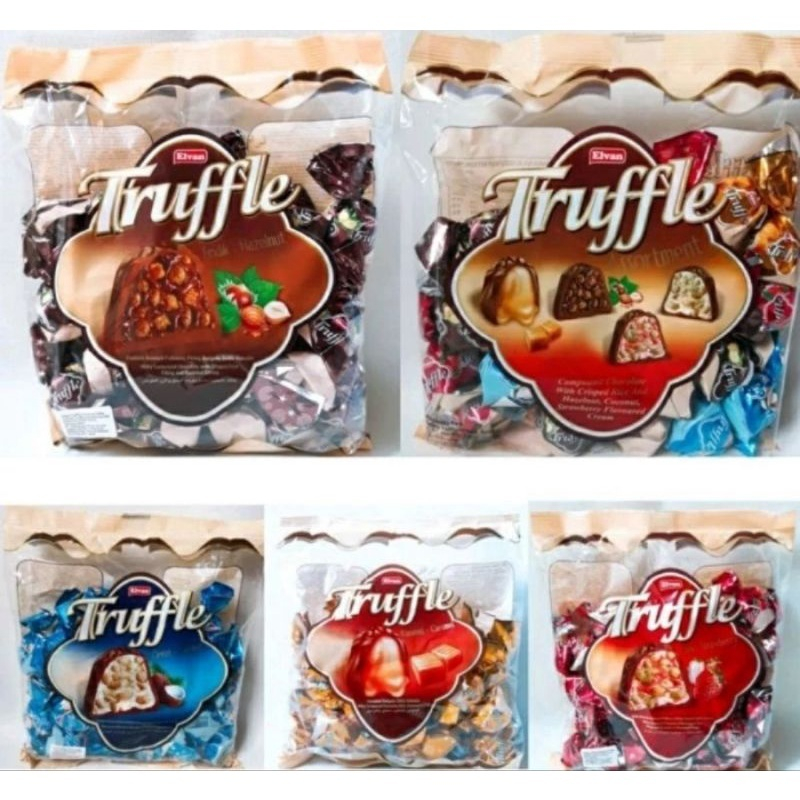 

Elvan Truffle chocolate turki 115gr / tiramisu / milk / caramel / hazelnut / strawberry / coklat turkey halal