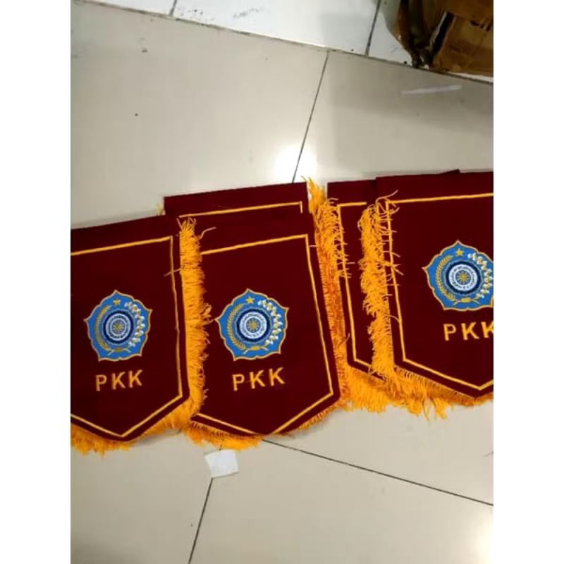 bendera pataka vandel meja PKK + Tiang