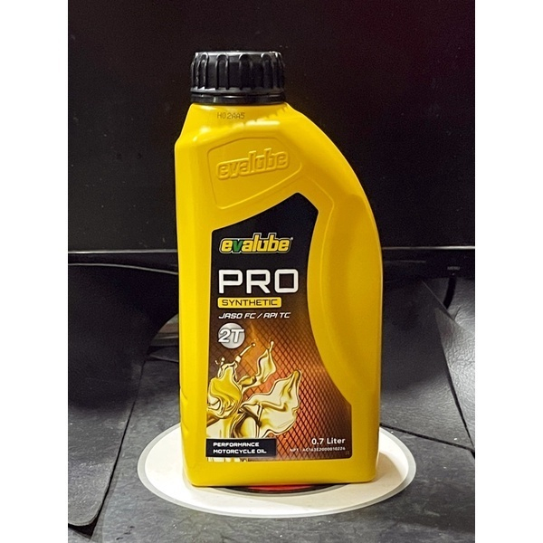 [DIJAMIN ORI 100%] OLI SAMPING EVALUBE 2T PRO SYNTHETIC KUNING 700ML 100% ORIGINAL OLI EVALUBE PRO 2